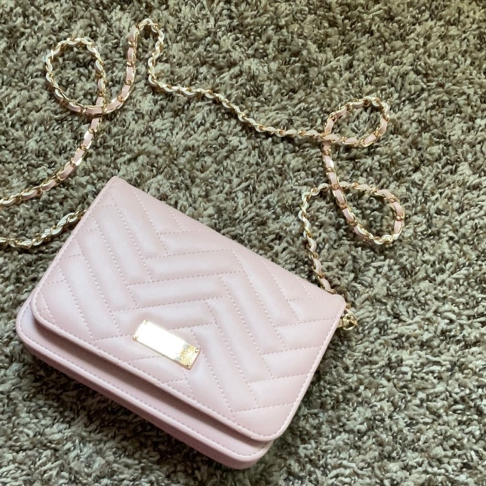 Bebe pink cross bag!